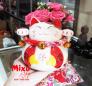 Mèo Thần Tài Bụng Hình Quạt 15cm