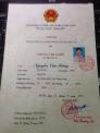 Chứng chỉ vận thăng mới 100%