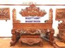 Bộ sập thờ -câu đối cuốn thư gia tiên