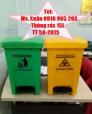 Thùng rác đạp chân 15 lít nhựa SG, thùng rác y tế 15 lít tại Đà Nẵng
