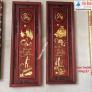 Tranh cha mẹ sơn thiếp vàng
