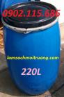 Thùng phuy nhựa 220l nắp mở,thùng phuy nhựa 220lit nắp mở cũ giá rẻ