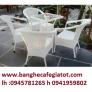 Bàn ghế cafe - mây nhựa giá rẻ