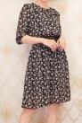 Đầm hoa tay lỡ bo eo (DX6638)
