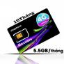 Sim 4G Vinaphone D500 5-5Gb-Tháng - 12 Tháng Không Cần Nạp Tiền