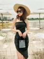 Đầm body 2 dây vạt xéo (DB2434)