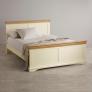 Giường ngủ gỗ sồi CMR_BED – R180cm màu trắng nóc sồi