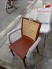 Ghế gỗ bọc nệm màu nâu
