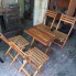 Bộ bàn ghế gỗ cafe tại TPHCM