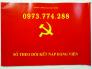 Địa chỉ, chỗ bán, chỗ mua, nhà cung cấp, quyển sổ theo dõi kết nạp đảng viên