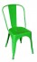 Ghế nhựa màu xanh lá cây