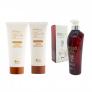 Combo 3 Gel tẩy da chết cho Mặt & toàn thân, Sữa tắm SKINFARM 120ml+170ml+500ml