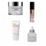 Bộ 4 Kem nền che khuyết điểm đa năng, Kem chống nắng, Huyết thanh làm trắng da & Kem giữ ẩm Skinnation 50mlx2+30mlx2
