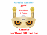 Loa Karaoke SD-306 Âm Thanh 3D Cực Hay Kèm 2 Mic