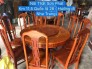 Bàn ăn tròn mâm xoay 8 ghế