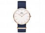 Đồng hồ nữ Daniel Wellington Classic BAYSWATER dây Nato (màu Midnight Blue)