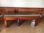 Bàn đặt mua từ Lào gỗ Đinh hương đỏ, kt 85x150cm, mặt dày 4cm, dạng khung tranh liền mặt, cao 60cm