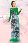 Vải áo dài đẹp in 3D AH FAN