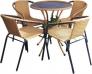Bàn ghế cafe mây nhựa giá rẻ tại xưởng sản xuấ HGH 00055