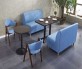 Bộ bàn ghế sofa màu xanh dương