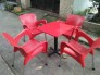 Bộ bạn ghế nhựa kinh doanh cafe chất lượng