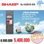 Tủ lạnh Sharp Inverter SJ-X281E-DS 271 lít
