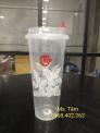 Ly PP cứng 700ml nắp tim