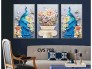 Tranh Scandinavian treo tường nghệ thuật Chim Công CVS176