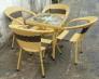 Bàn ghế cafe mây nhựa giá rẻ tại xưởng sản xuất HGH 495