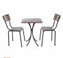 bàn ghế cafe mây nhựa giá rẻ tại xưởng sản xuất HGH 271