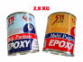 Keo A và B Epoxy 511 Dán Dá ,Dán Nhựa,Dán Kim Loại 2,8kg- MSN388389