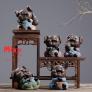 Tượng Chibi Chú Heo May Mắn Gốm Tử Sa Cao Cấp