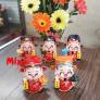 Tượng Ngũ Hành (Kim - Mộc - Thủy - Hỏa - Thổ) 7.5cm