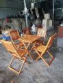 Bộ bàn ghế cafe gỗ xếp cao giá rẻ bền đẹp