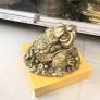Thiềm thừ đồng ngậm tiền đúc bằng đồng vàng nguyên chất