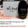 Bộ Phát Wifi 4G Di Động Zte Wd670 – 31 User 150Mps