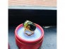 Nhẫn Ngọc sơn thủy bọc vàng 18k