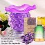 Tinh Dầu Thiên Nhiên Charme Hương Oải Hương (Lavender) + Tặng Kèm Đèn Xông