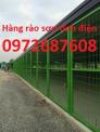 Chuyên sản xuất hàng rào mạ kẽm, hàng rào sơn tĩnh điện, hàng rào gập đầu
