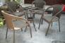 bàn ghế gổ cafe giá rẻ tại xưởng sản xuất HGH 1237