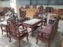 Bộ bàn ghế móc gỗ cẩm lai 8 món
