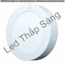 đèn led op trần 6w tròn trắng