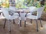 bàn ghế cafe mây nhựa giá rẻ tại xưởng sản xuất HGH 1294
