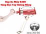 Giá Kẹp Điện Thoại Kim Loại Cho Xe Máy S400 + Tặng Bao Tay Chống Nắng