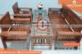 Bàn khách gỗ, sofa gỗ tự nhiên