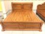 Giường ngủ hoa mai gỗ gõ đỏ 1,8m x 2m- GN15