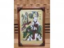 Tranh Đông Hồ chất liệu giấy dó in màu, bức: “Học trò chăn trâu”, khung gỗ tự nhiên
