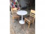 Bàn ghế cf gỗ nệm giá rẻ