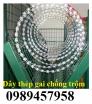 Dây thép gai mạ kẽm hình dao giá sỉ giao hàng luôn