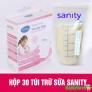 Combo 2 hộp túi trữ sữa Sanity Đức 210ml (30 túi/hộp)